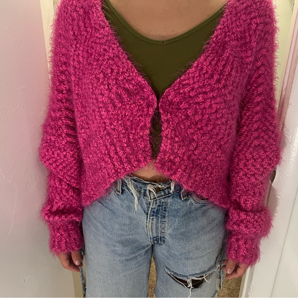 Urban Outfitters Pink Cardigan